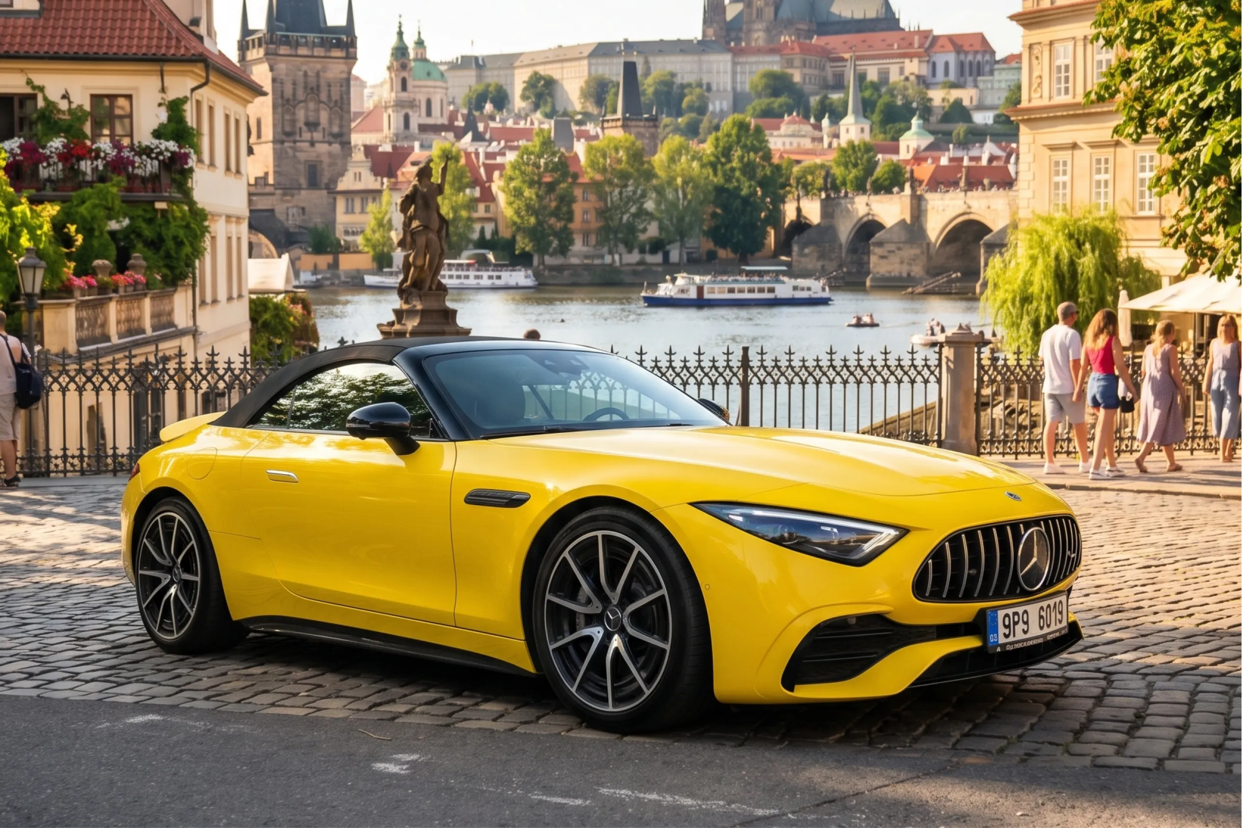 Mercedes-AMG SL 43 w Pradze — roadster na lato